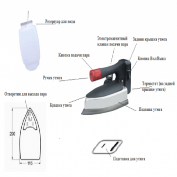 Гравитационный утюг SILVER STAR ES-96